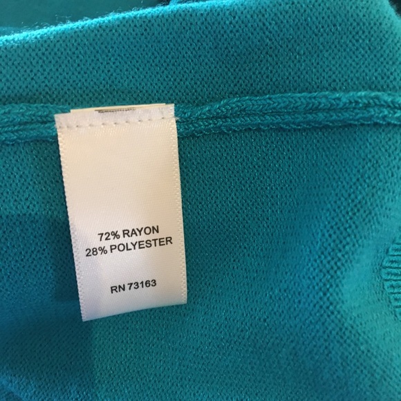 Cable & gauge bright blue cardigan - Picture 5 of 6